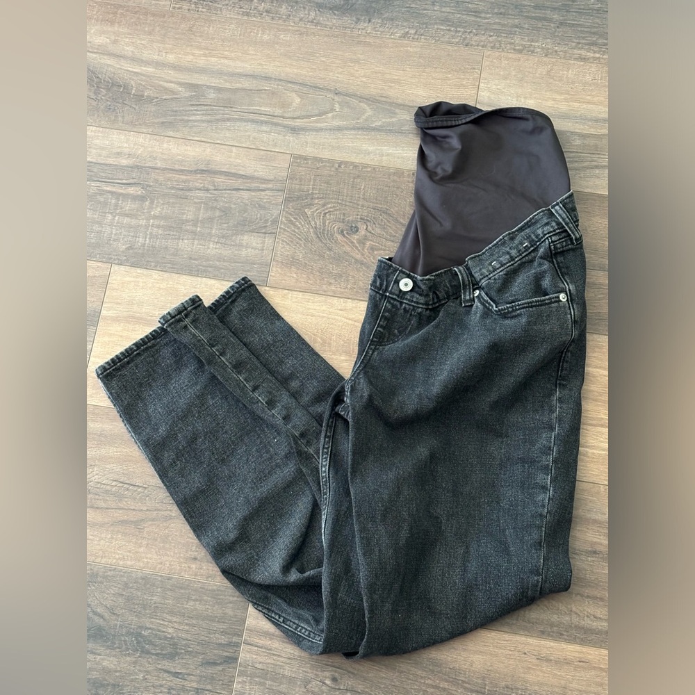 Abercrombie & Fitch Black Straight Leg Jeans